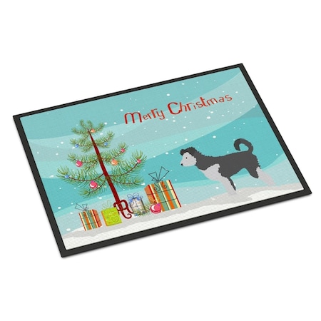Carolines Treasures Pumi Christmas Indoor or Outdoor Mat - 18 x 27 in. BB8459MAT